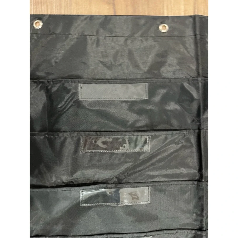 Black Hanging 30-Pocket File Pocket Chart Teacher Classroom